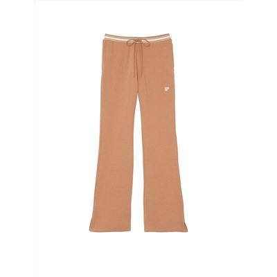 PINK Ivy Fleece Split-Hem Flare Sweatpants