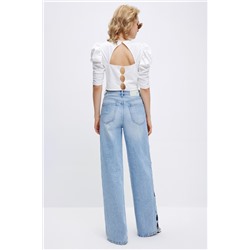 Crop top Blanco