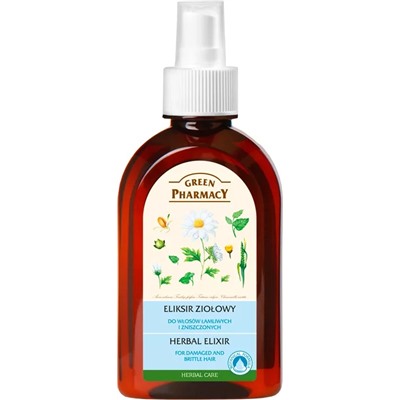 Greenpharmacy Эликсир травяной для ломких и окрашенных волос 250 мл