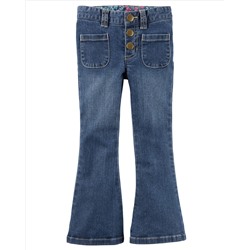 5-Pocket Stretch Flare Denim