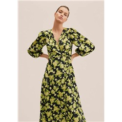 Vestido estampado flores -  Mujer | MANGO OUTLET España