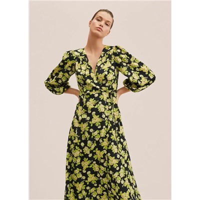 Vestido estampado flores -  Mujer | MANGO OUTLET España
