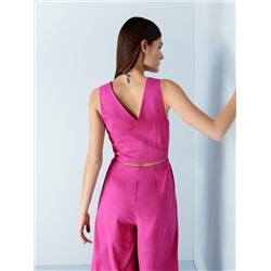 Jumpsuit aus Leinenmischung