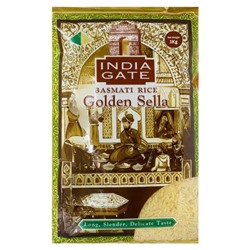 INDIA GATE Indian basmati golden sella rice Индийский золотой рис Басмати 1кг