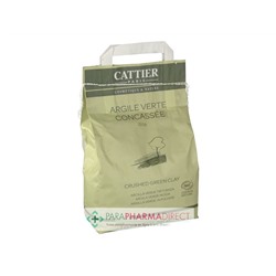 Cattier Argile Verte Concassée Illite 3kg