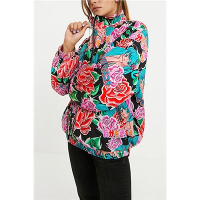 Chaqueta corta estampada