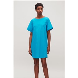 ¾-SLEEVED A-LINE DRESS