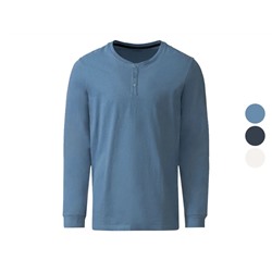 LIVERGY Herren Langarmshirt, aus reiner Baumwolle