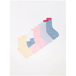 PACK OF 5 PAIRS OF PRINTED LONG SOCKS