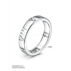 Кольцо из серебра родированное Tf-42-01