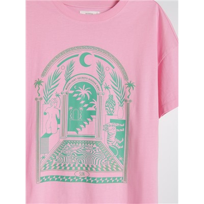 T-Shirt im Regular-Fit mit Druck