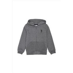 Erkek Çocuk Antrasit Melanj Basic Sweatshirt