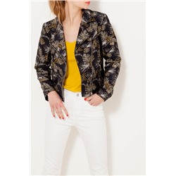 Chaqueta Negro y caqui
