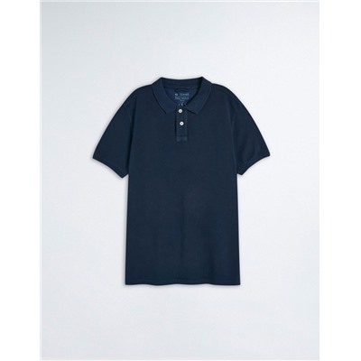Piquet Polo, Men, Dark Blue