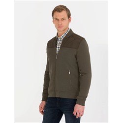 Haki Regular Fit Sweatshirt