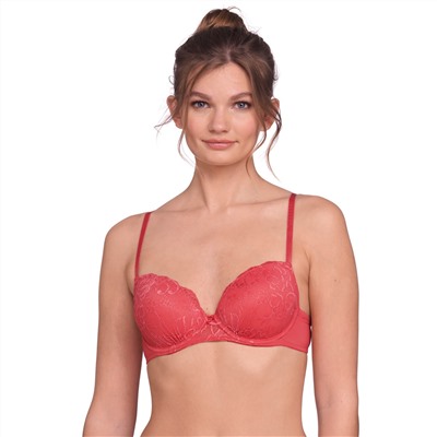 2 Damen Bügel-BHs mit floraler Spitze