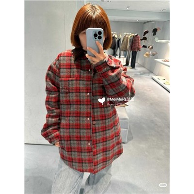 Теплая женская  рубашка MI*U MI*U