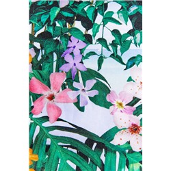 Top bikini floral reversible
