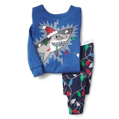 Festive shark sleep set