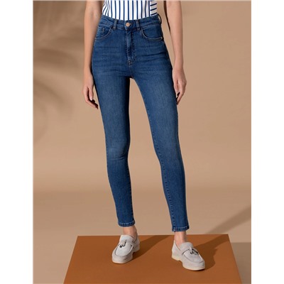 Koyu İndigo Skinny Fit Jean Pantolon