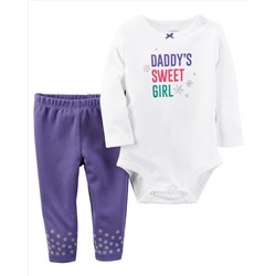 2-Piece Bodysuit & Pant Set