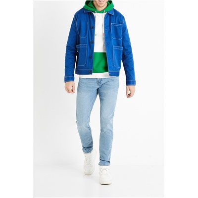 Sudadera con capucha Blanco y verde