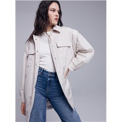 Jacke mit abtrennbaren Ärmeln
