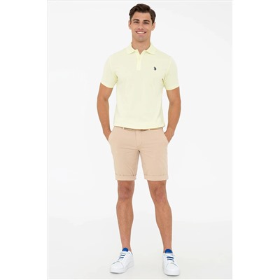 Erkek Su Yeşili Basic Polo Yaka Tişört