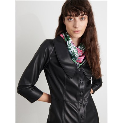 Kleid Aus Kunstleder