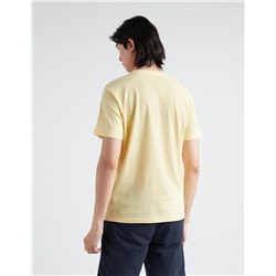 T-shirt, Men, Yellow