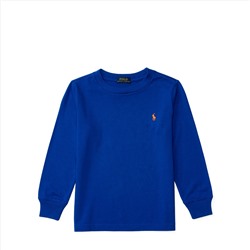 COTTON JERSEY LONG-SLEEVE TEE /