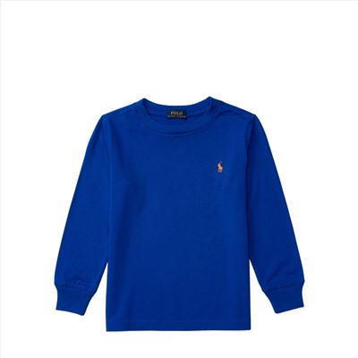 COTTON JERSEY LONG-SLEEVE TEE /