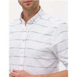 Mavi Slim Fit Uzun Kollu Gömlek