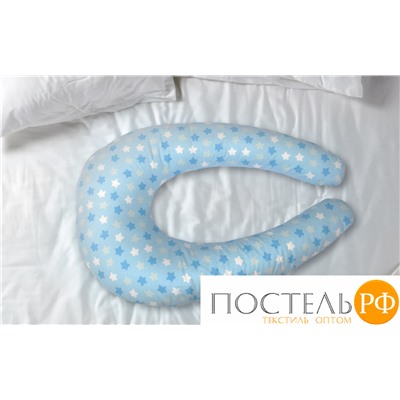 111060190-18З Многофункциональная подушка Comfy Baby 60х85 звезды голубой