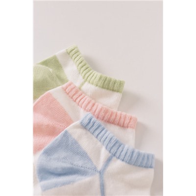 Pack 3 calcetines cortos lisos