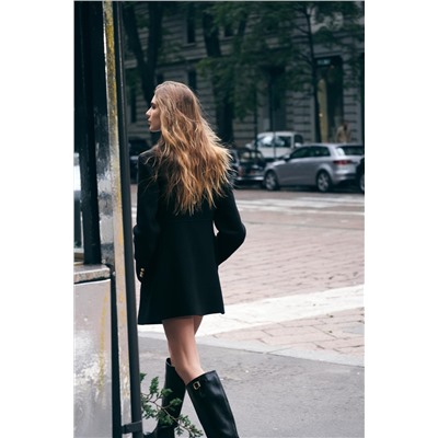 WOOL DOUBLE-BREASTED COAT