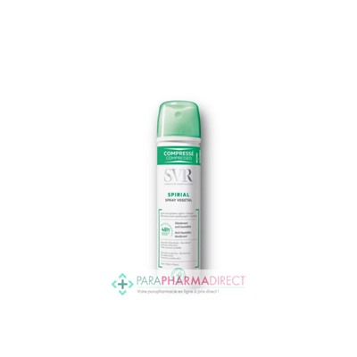 SVR Spirial Spray Déodorant Anti-Transpirant Intense 48H Végétal 75ml