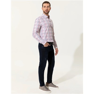Gül Kurusu Slim Fit Uzun Kollu Gömlek