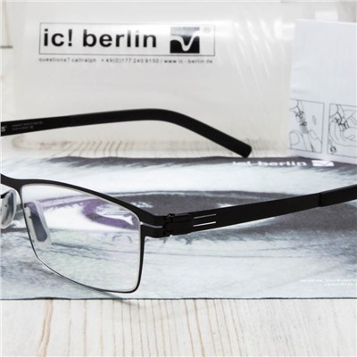 IB00002 - Оправа ic!Berlin Alwin C. black &#43 футляр