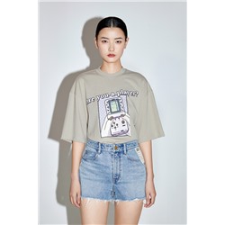 Camiseta Gris claro