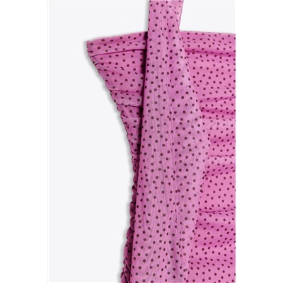 POLKA DOT SCARF DRESS