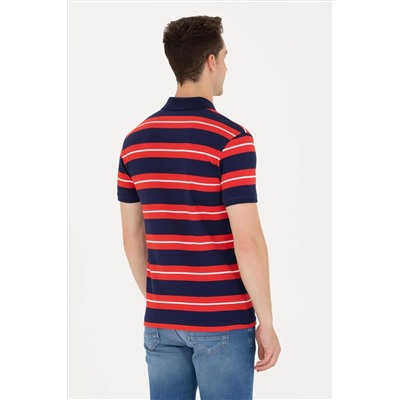 Erkek Lacivert Polo Yaka Tişört
