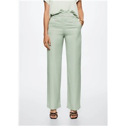 Pantalón recto traje -  Mujer | MANGO OUTLET Melilla
