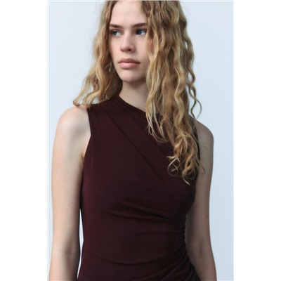 DRAPED SHORT DRESS