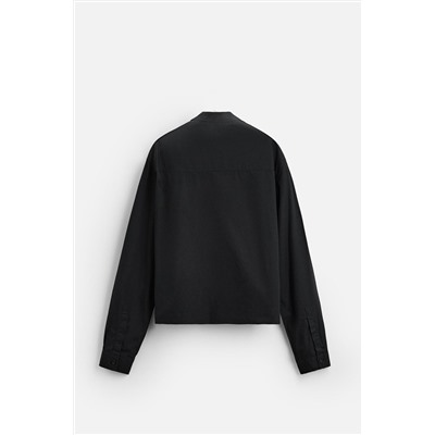 CAMISA CROPPED FIT PIERCING