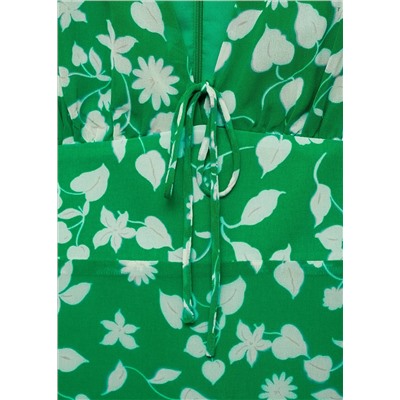 Vestido estampado corto
