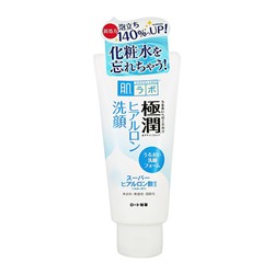 Rohto HADA LABO Gokujyun Пенка для умывания супер увлажняющая с мульти составом гиалуроновой кислоты, туба 100 гр