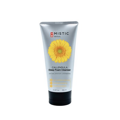 MISTIC CALLENDULA &amp; СHAMOMILE Deep Foam Cleanser Глубокоочищающая пенка для умывания с экстрактом календулы и ромашки 180мл