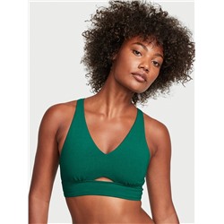 VICTORIA'S SECRET Cotton Cutout Longline Sports Bra