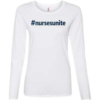 UA #NursesUnite Women's Fitted Long Sleeve Tee